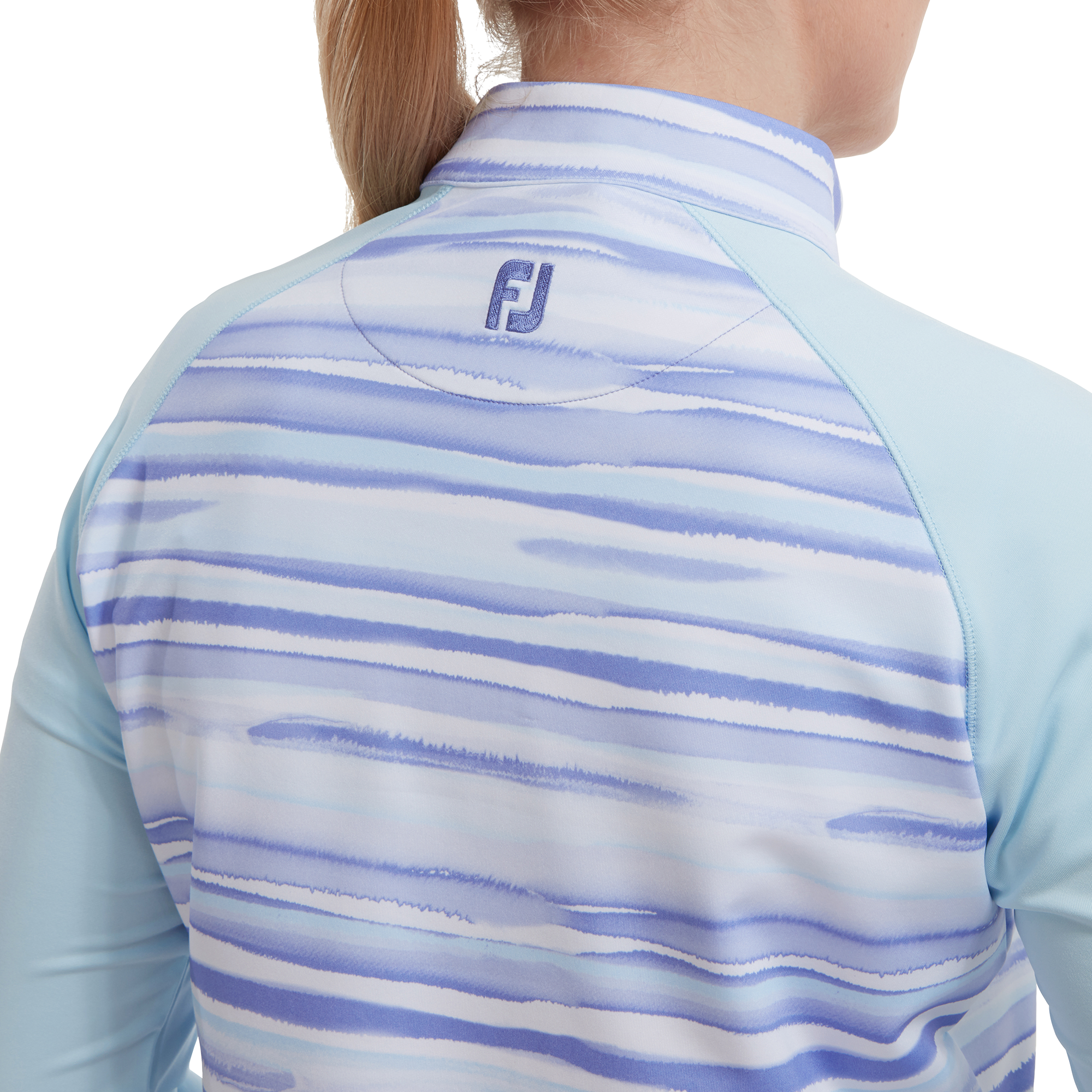Half-Zip Jersey Watercolour Midlayer