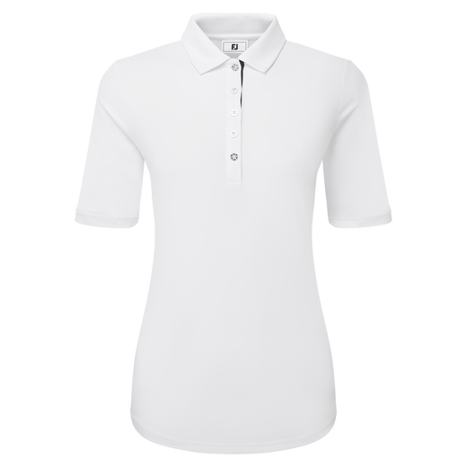 Half Sleeve Ruched Lisle