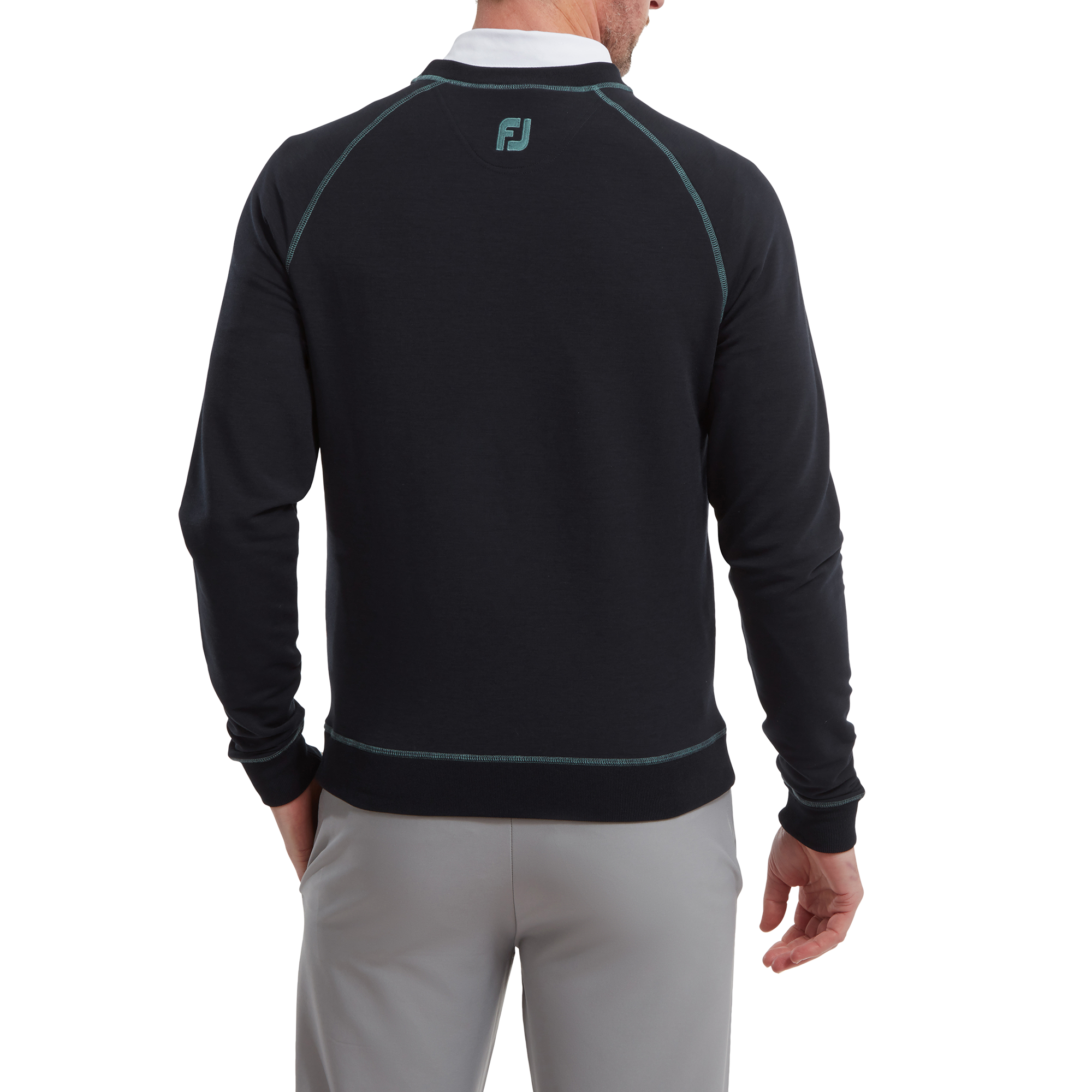 French Terry Crew Neck Sweater