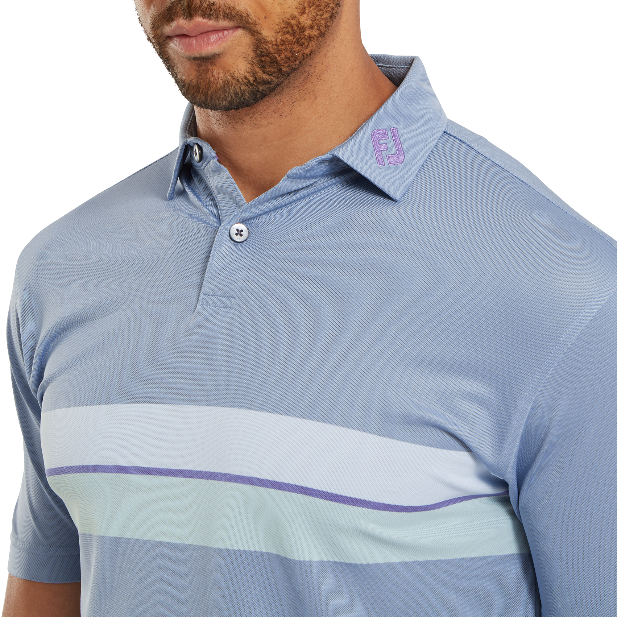 Double Chest Band Pique