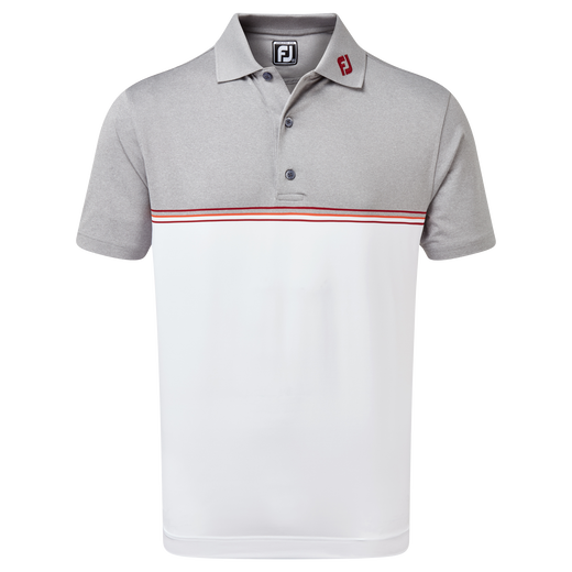 Polo fil d&#39;Ecosse avec blocs de couleurs