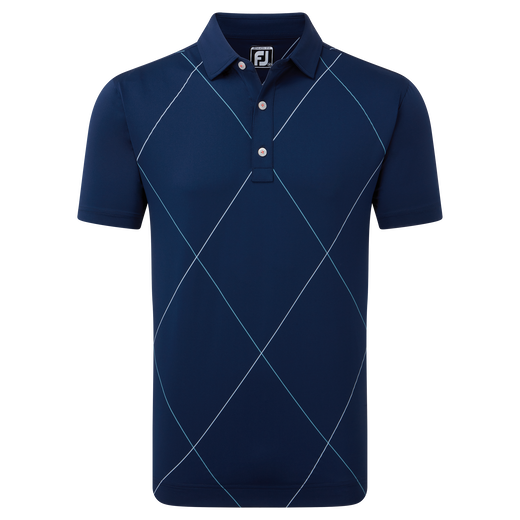 Polo imprim&eacute; Raker en fil d&#39;Ecosse