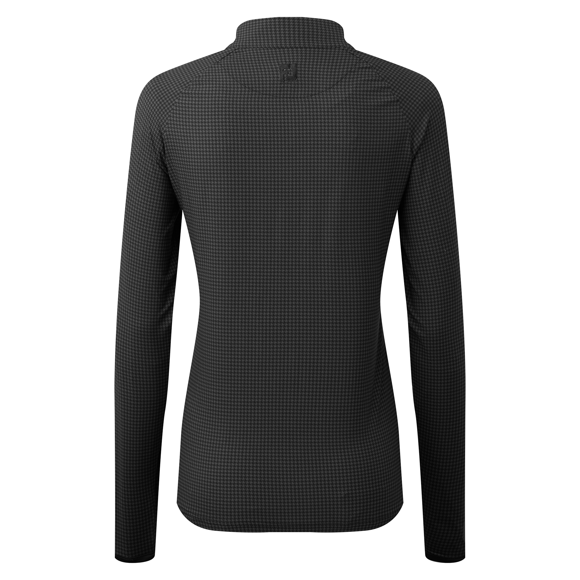 Houndstooth Print Woven Jacket