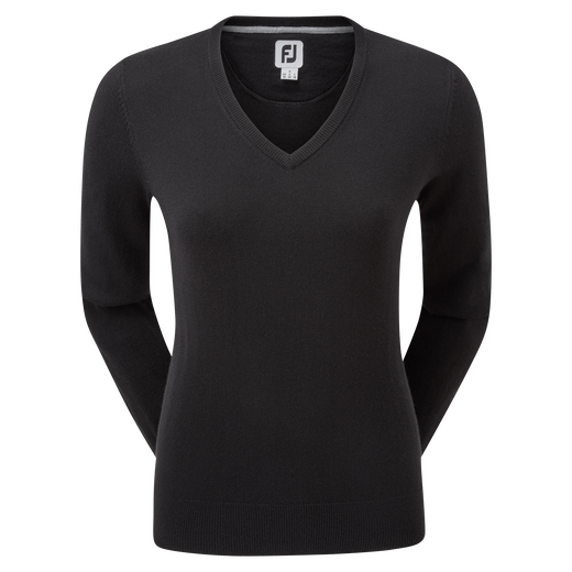 Pullover en laine col V