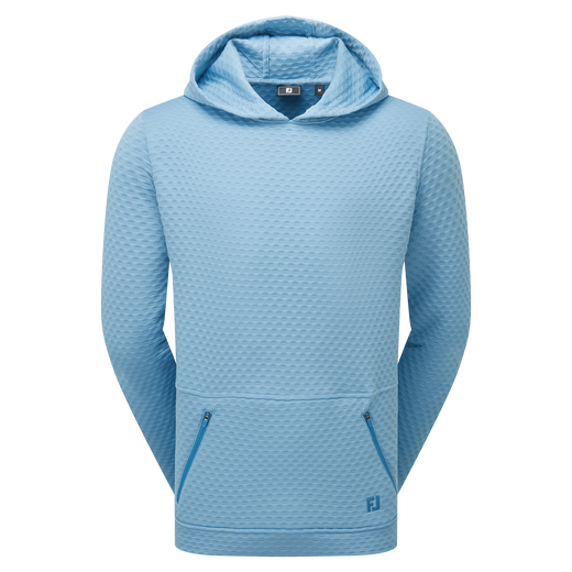 Textured Knit Hoodie