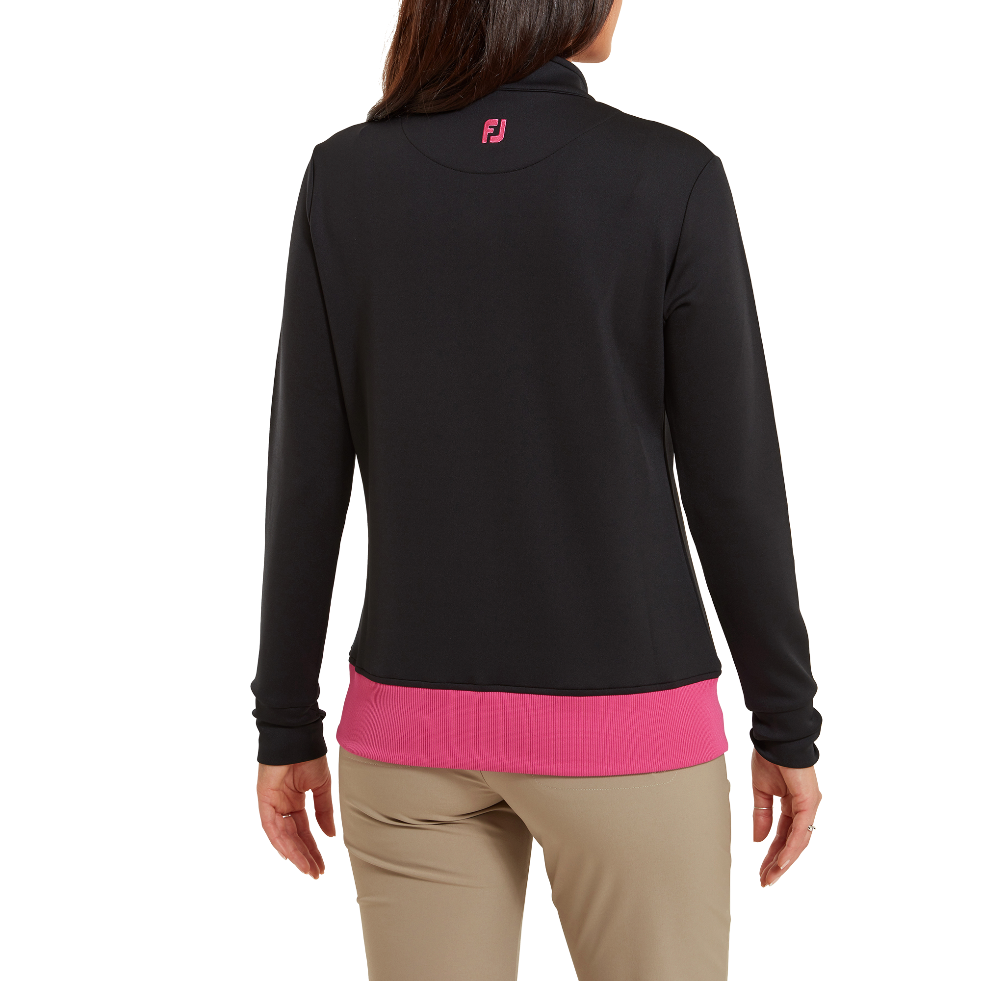 Full-Zip Knit Colour Block Midlayer