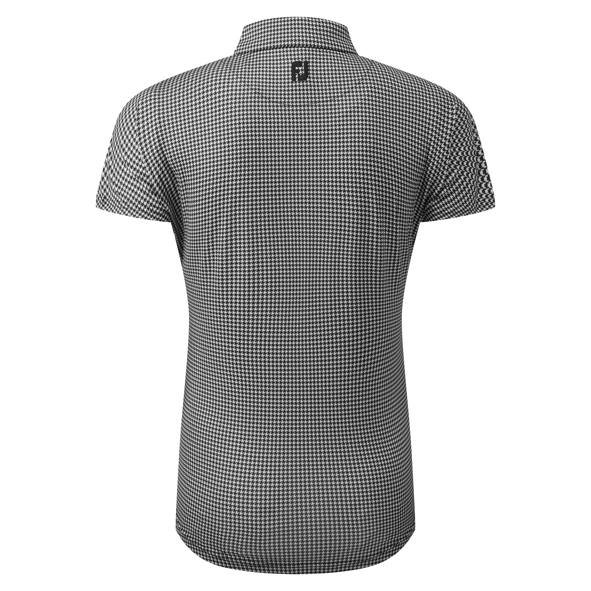 Houndstooth Print Lisle