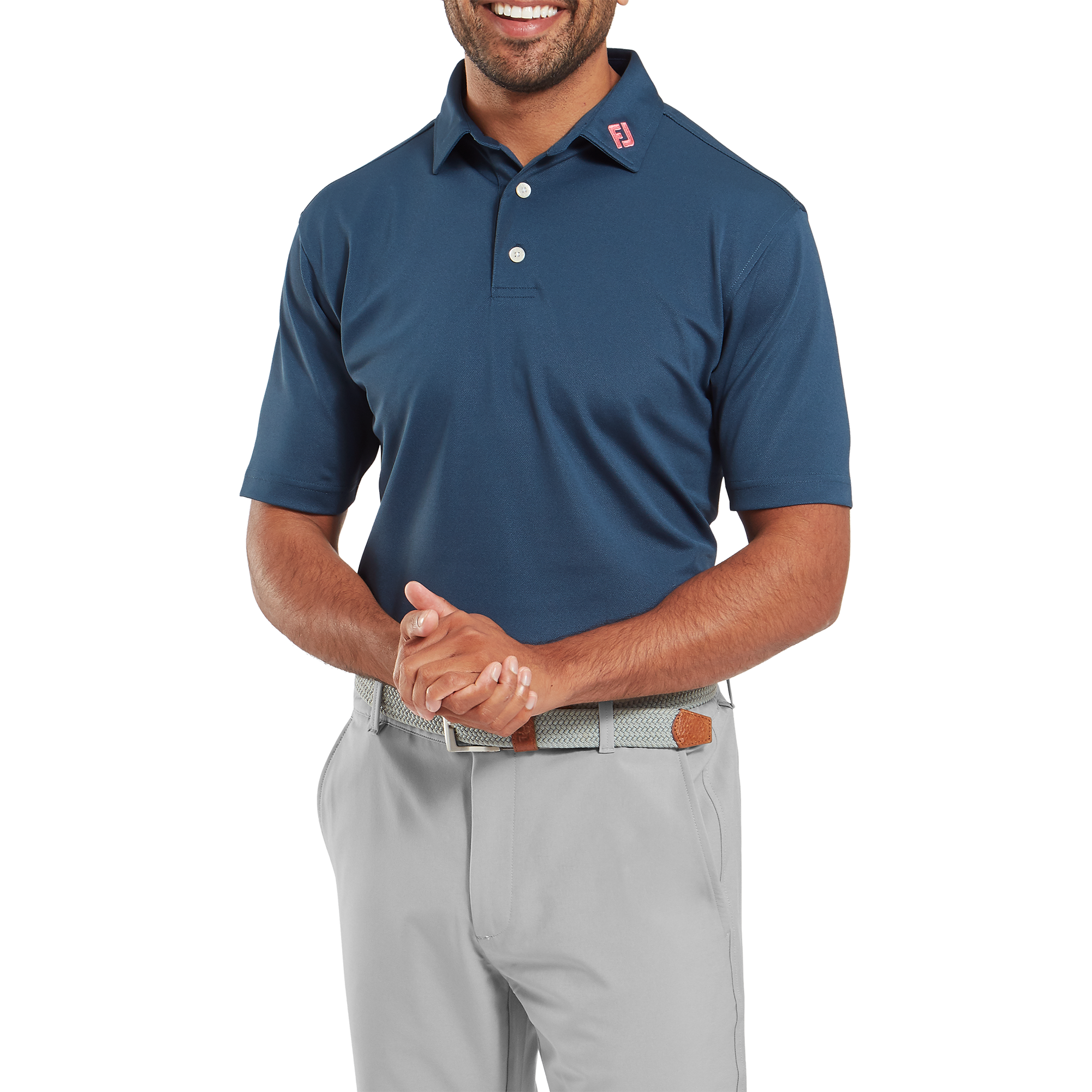 Polo stretch piqu&eacute; uni