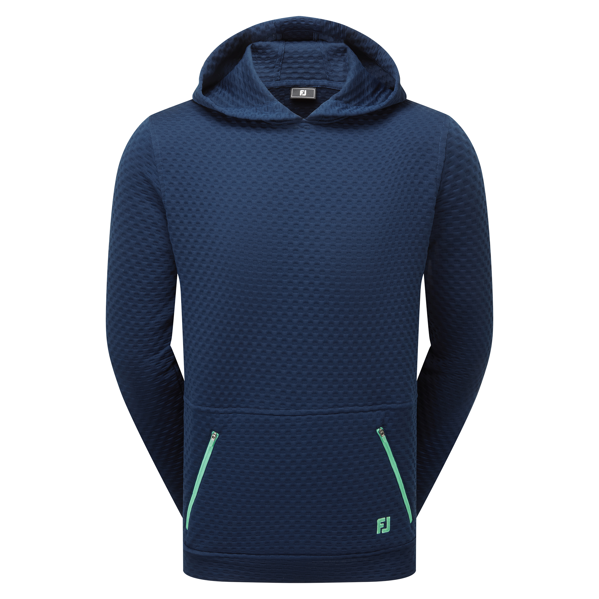 Textured Knit Hoodie