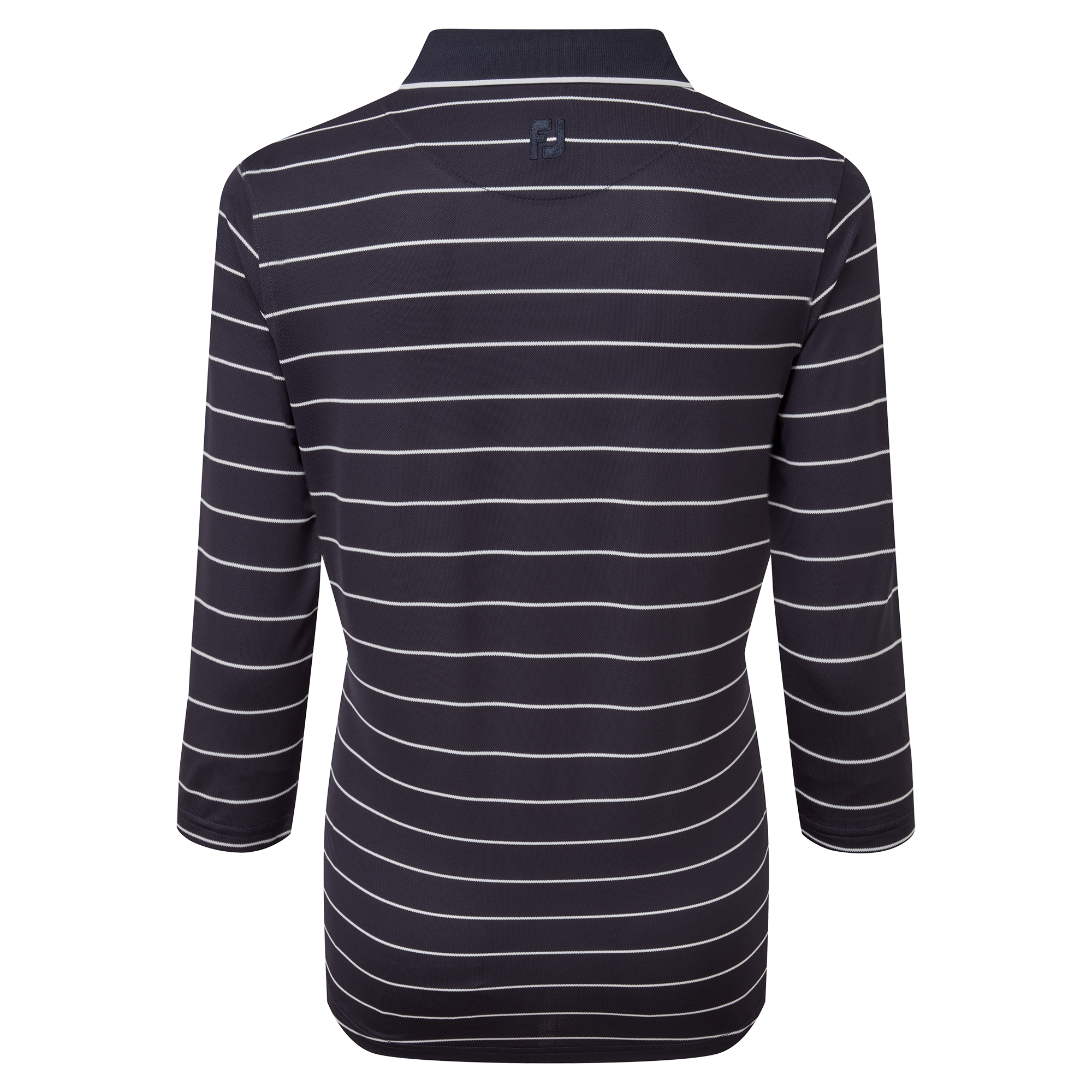 3/4 Sleeve Pinstripe Pique