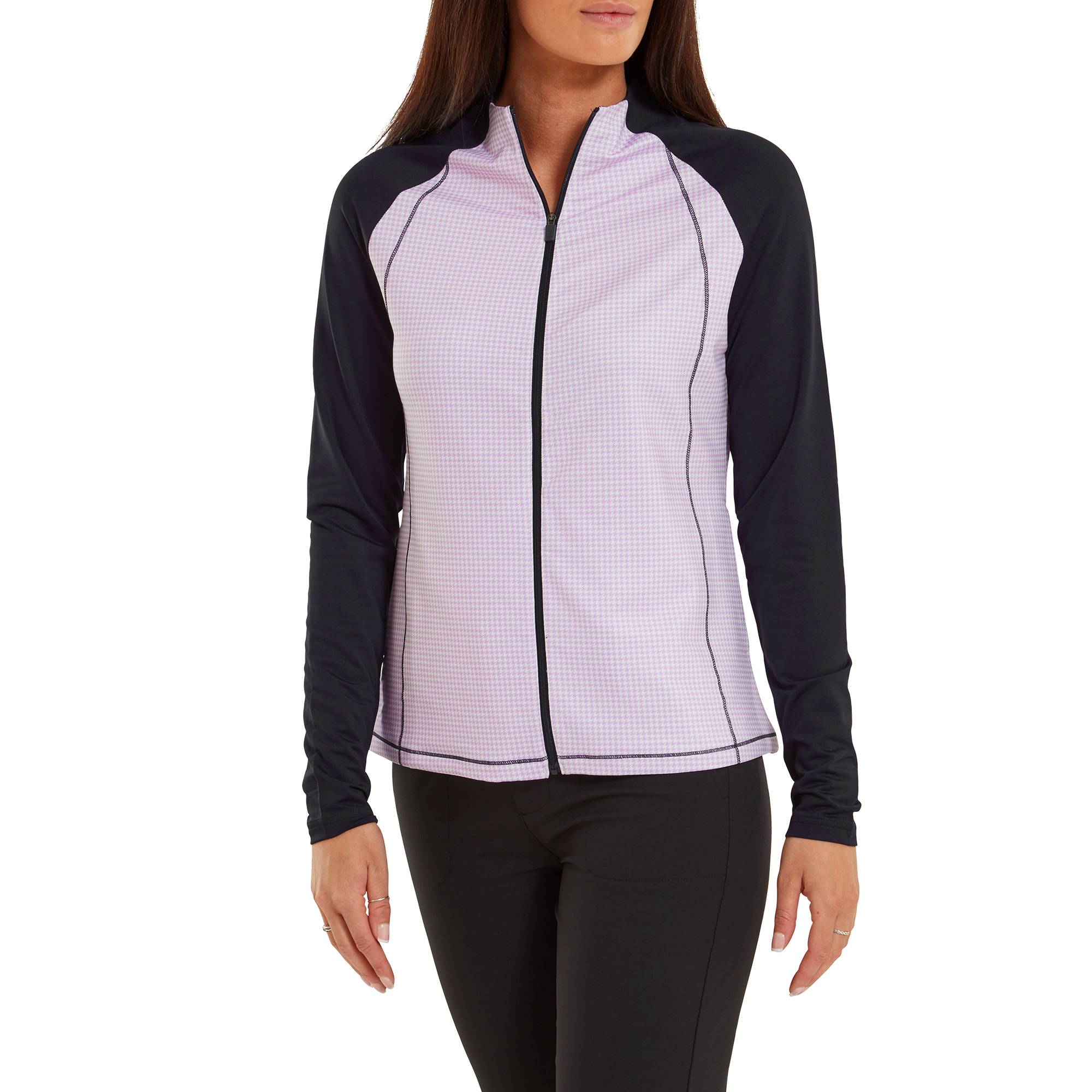 Houndstooth Printed Midlayer