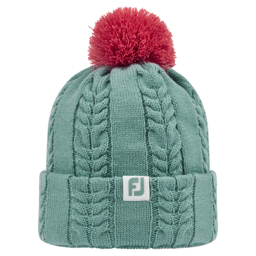 Women's Cable Knit Bobble