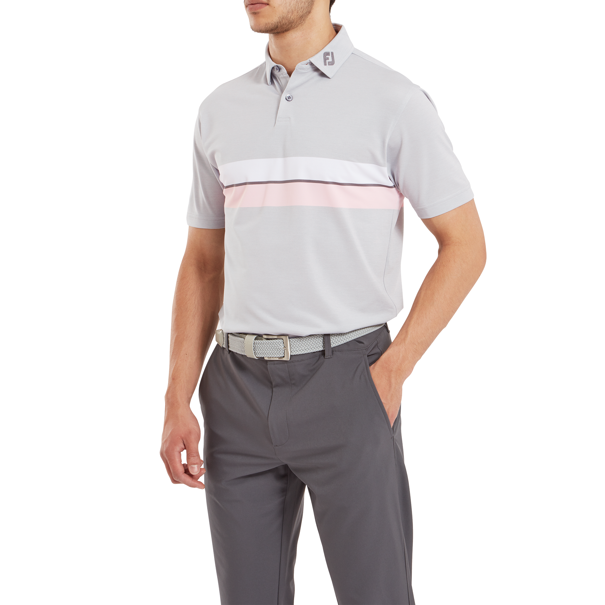 Double Chest Band Pique