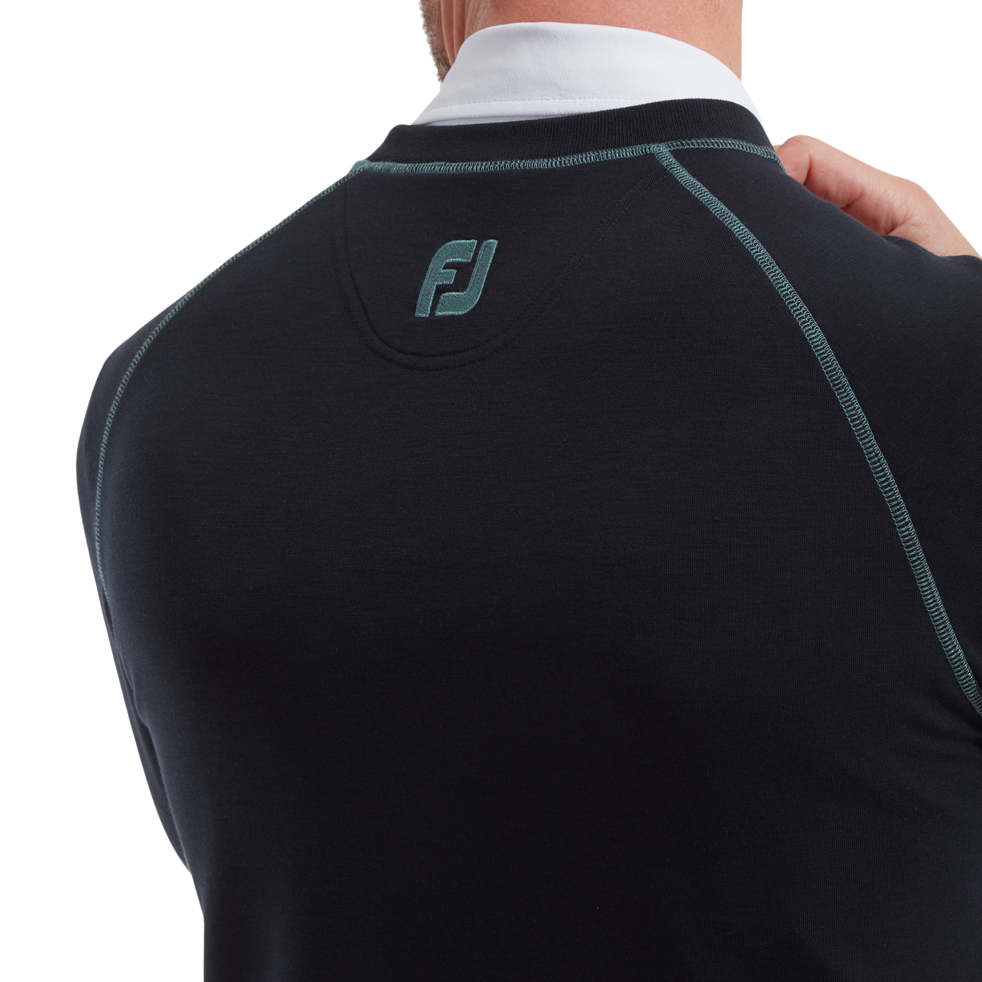 French Terry Crew Neck Sweater