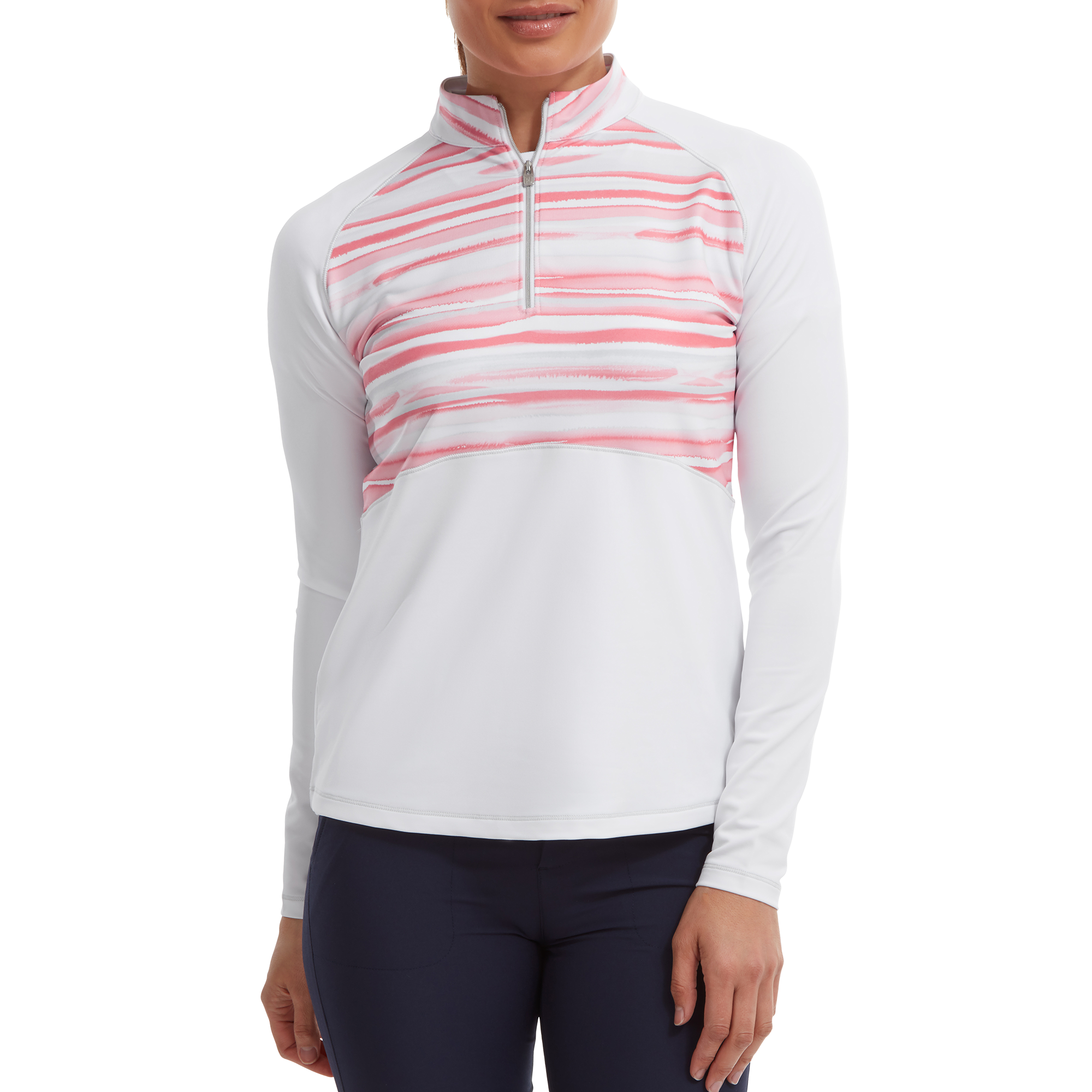 Half-Zip Jersey Watercolour Midlayer