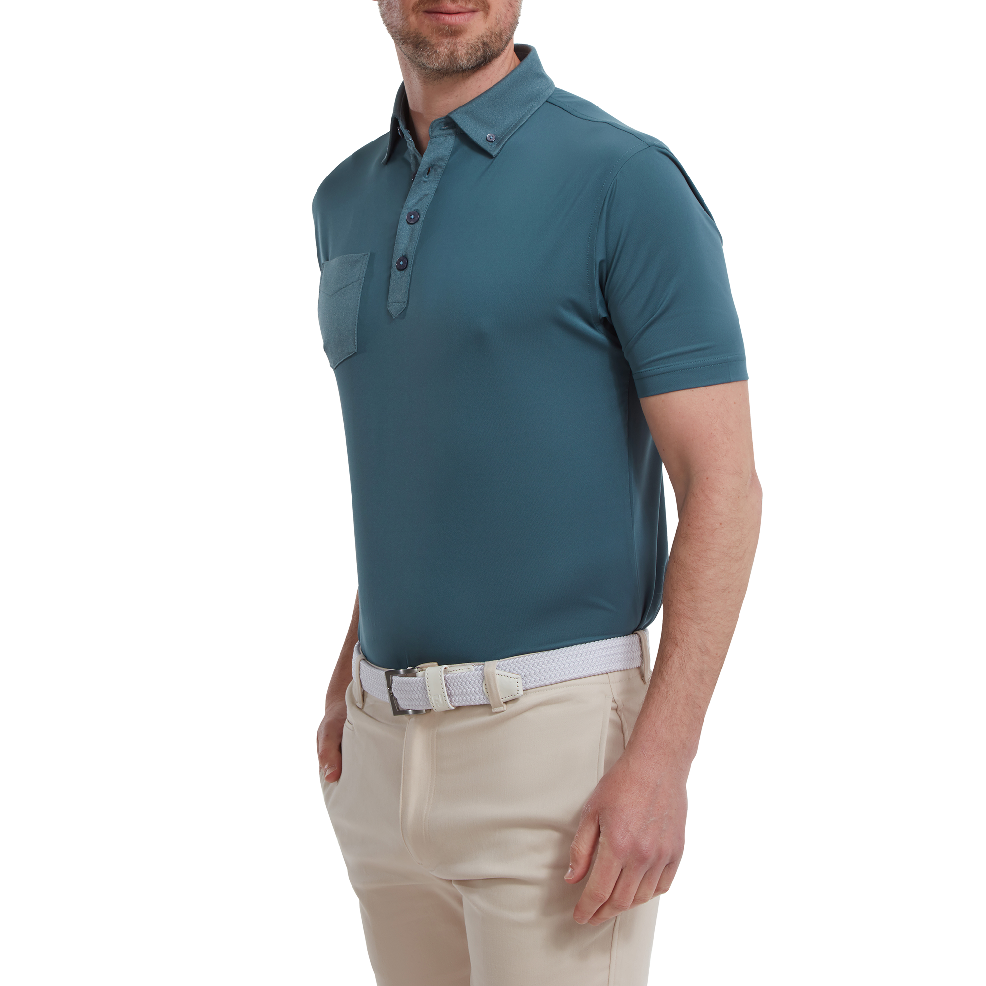 Tonal Trim Solid with Pocket Lisle