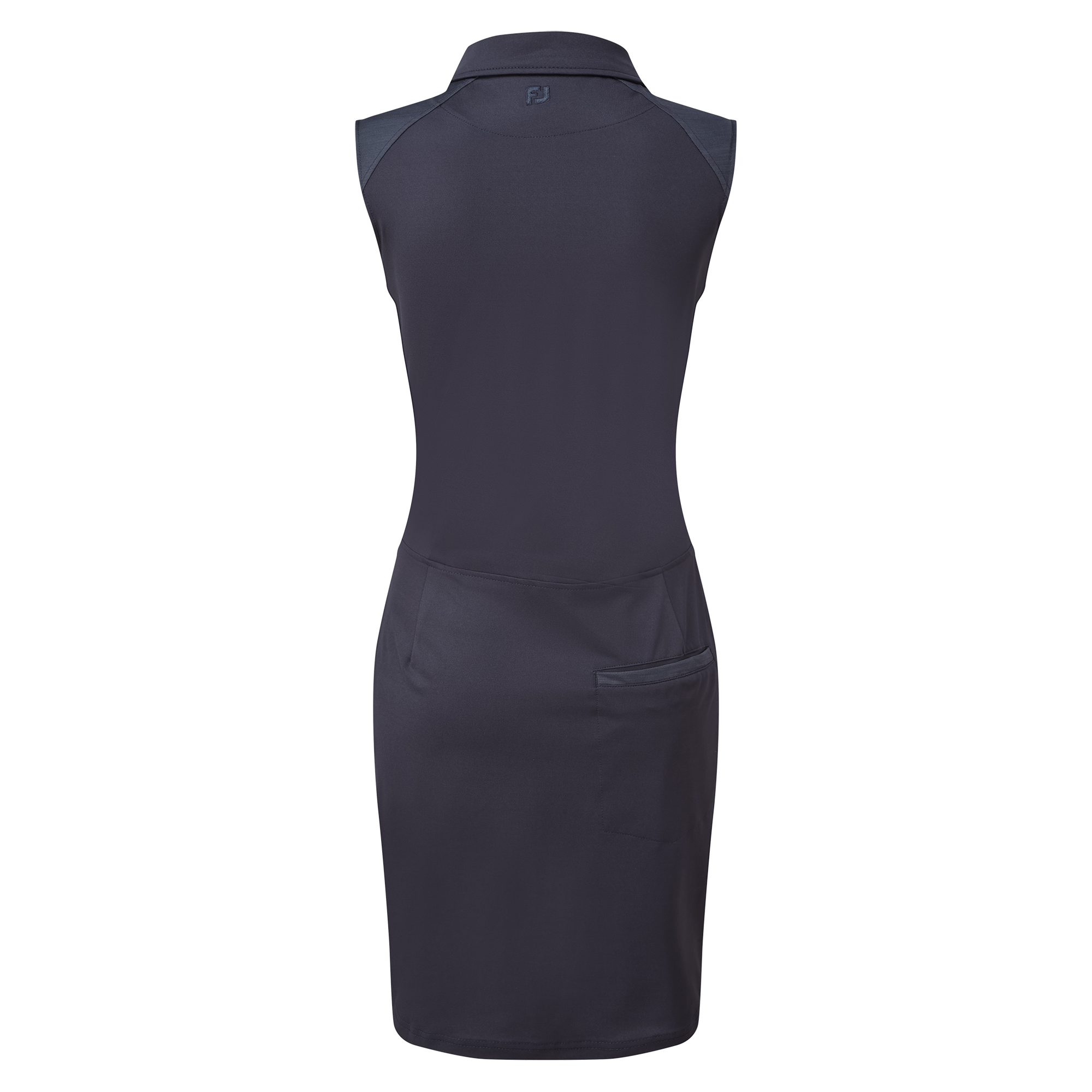 Robe &agrave; manches courtes en maill&eacute; piqu&eacute;e recouverte d'une couche laser Perf.