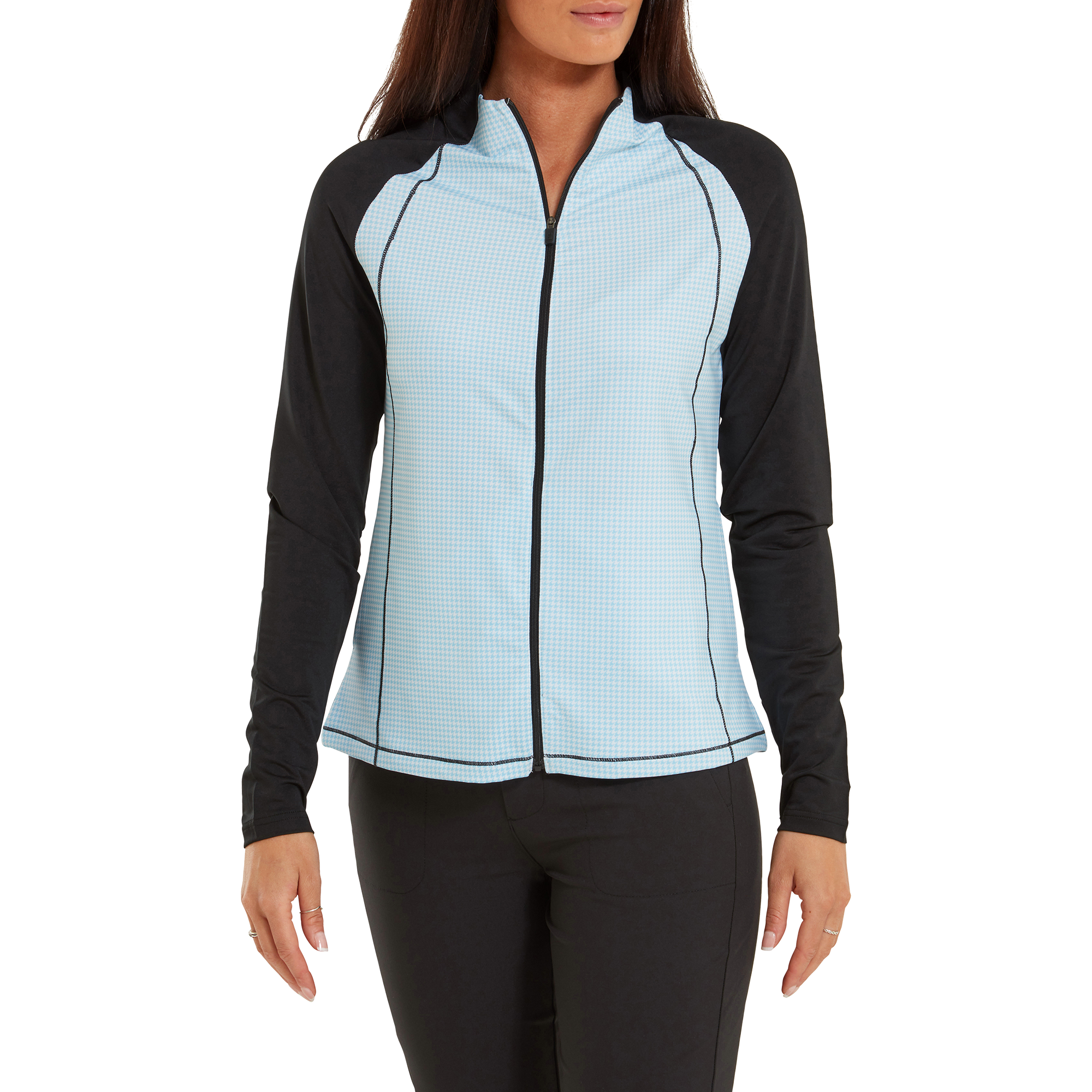 Houndstooth Printed Midlayer