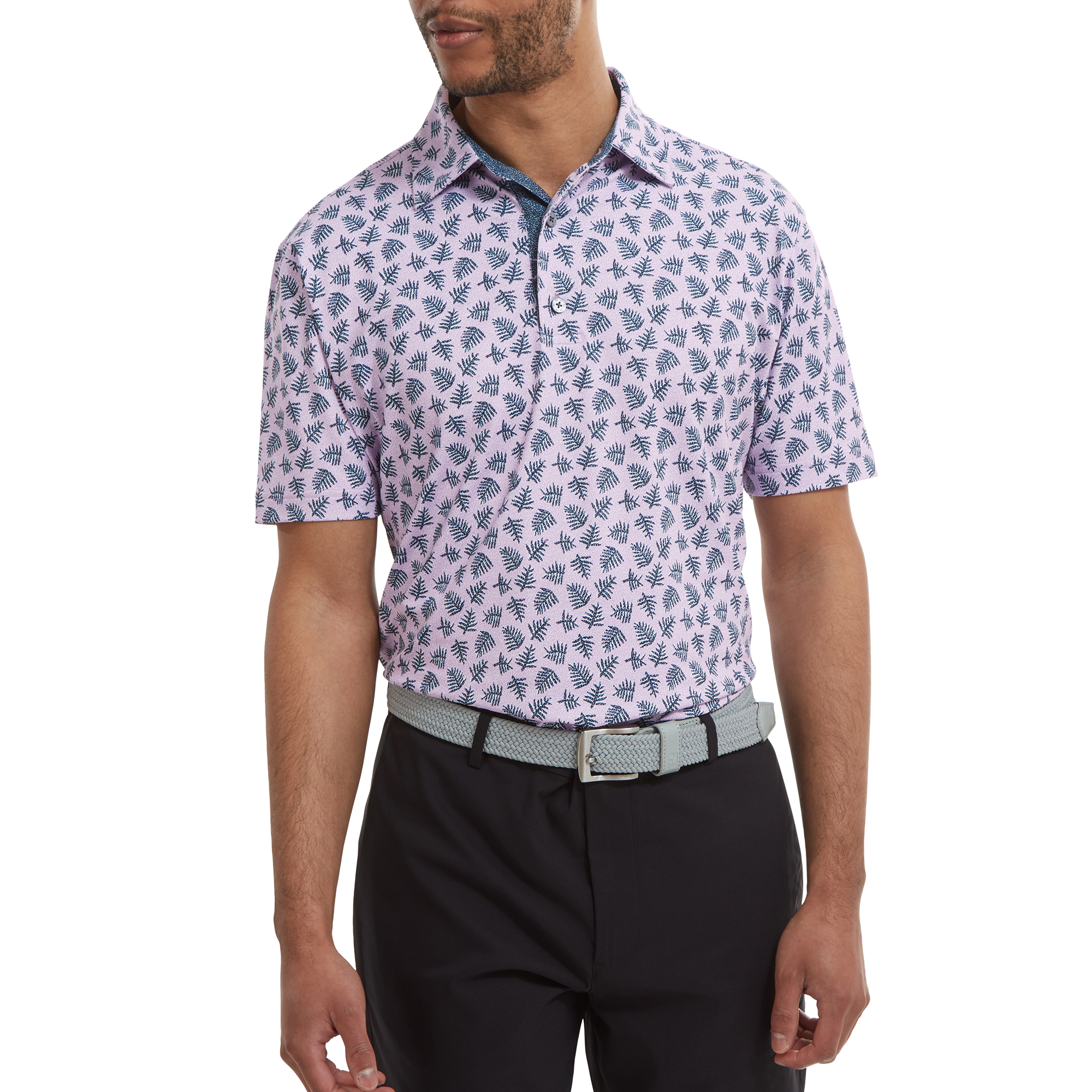 Shadow Palm Print Pique