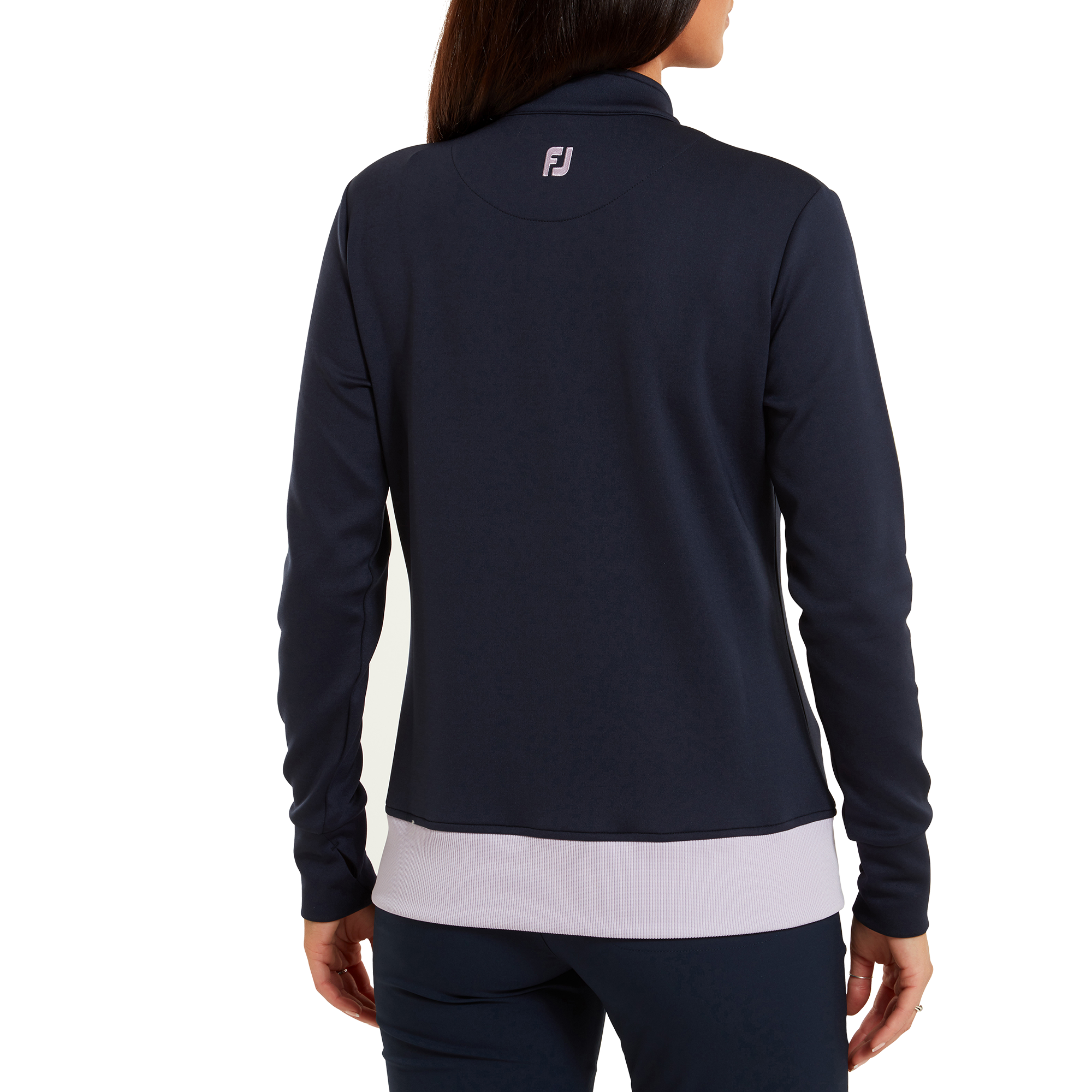 Full-Zip Knit Colour Block Midlayer