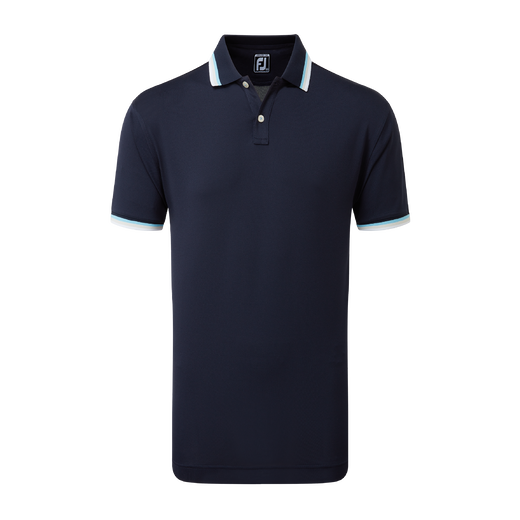 Solid Polo with Trim Pique