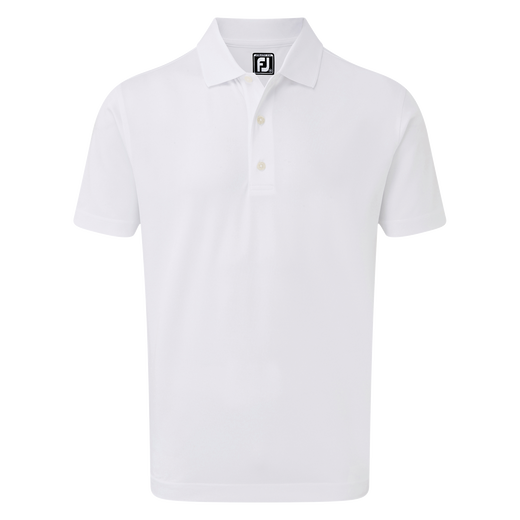 Polo Stretch Pique Solid &agrave; Col En Tricot C&ocirc;tel&eacute;