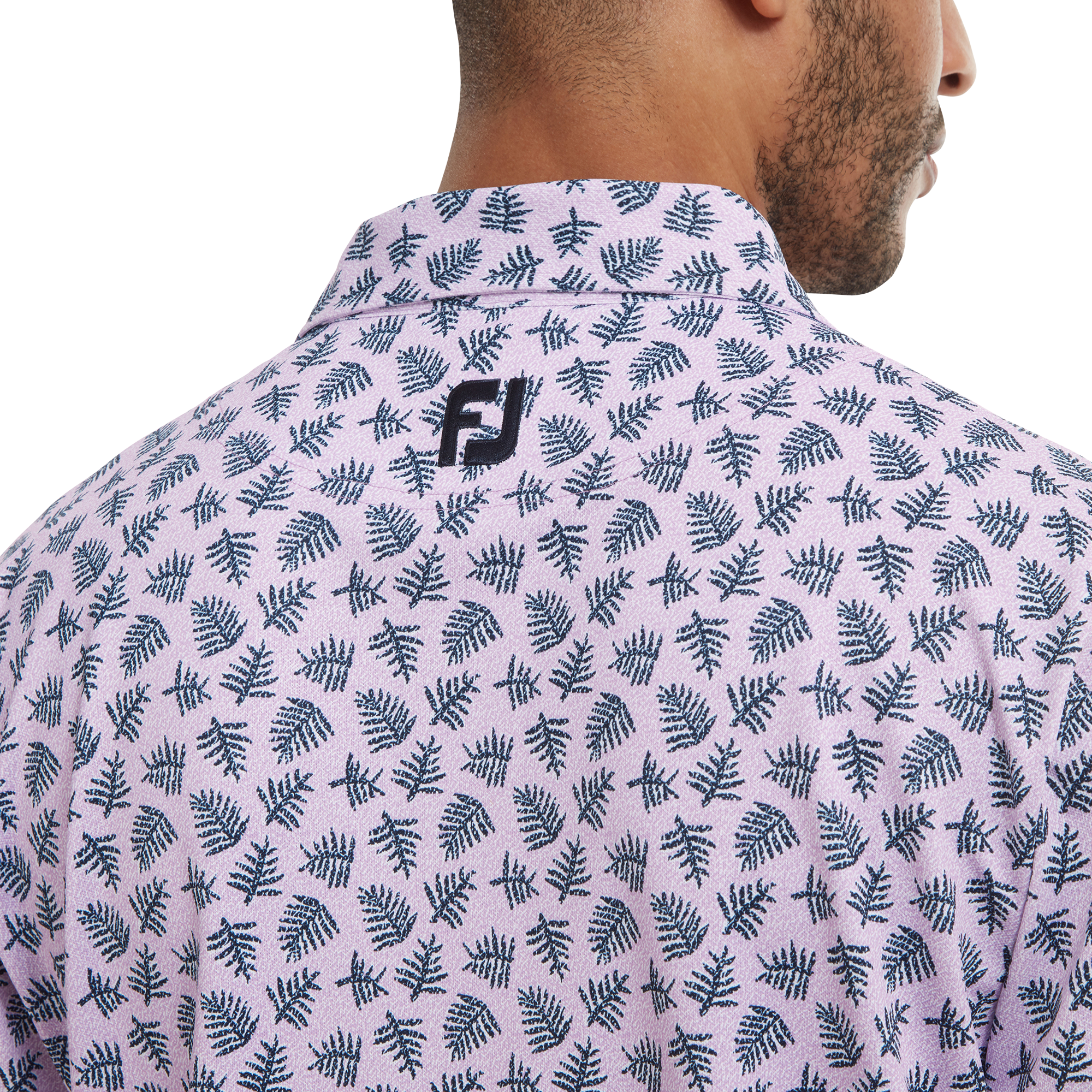 Shadow Palm Print Pique