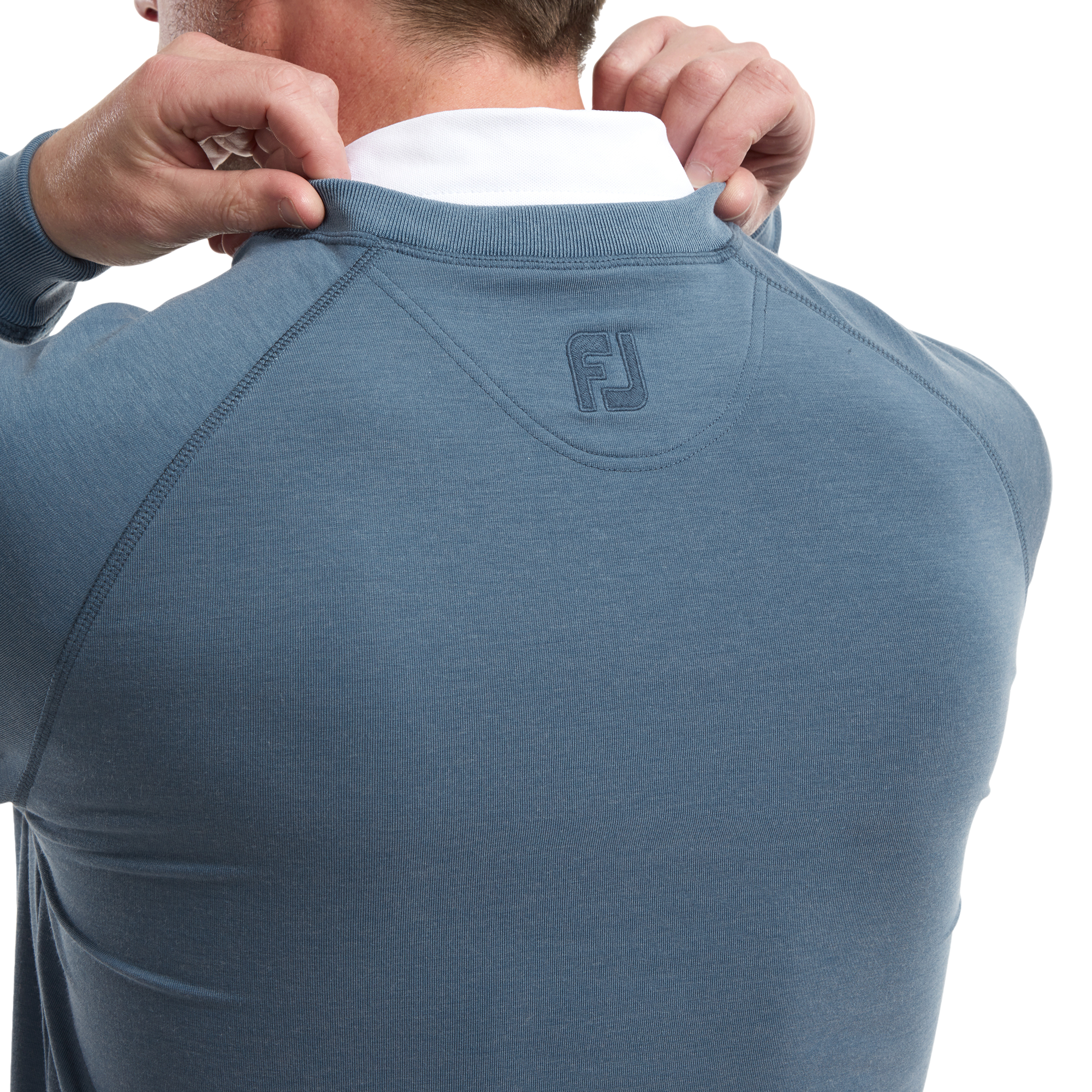 French Terry Crew Neck Sweater