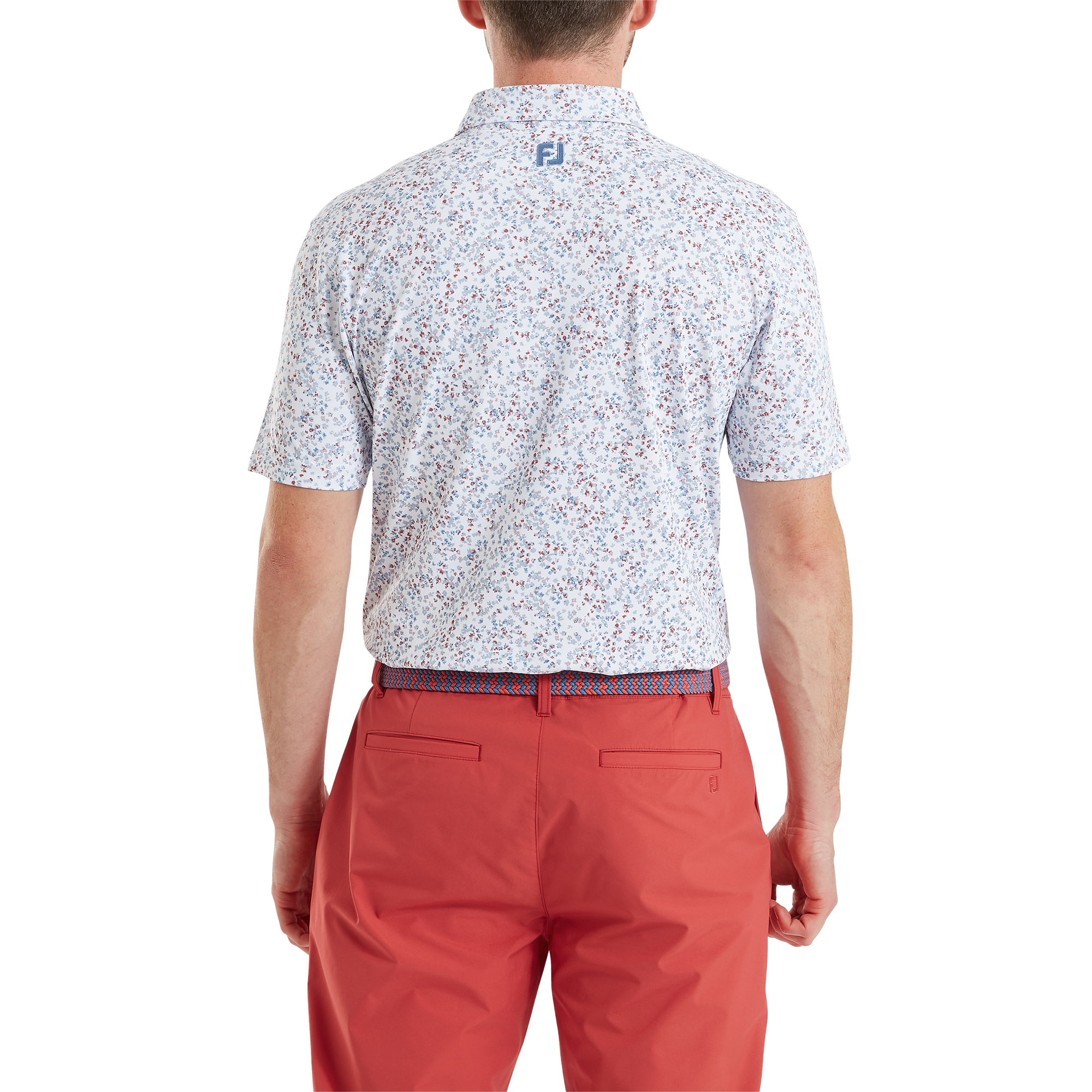 Watercolour Floral Print Pique