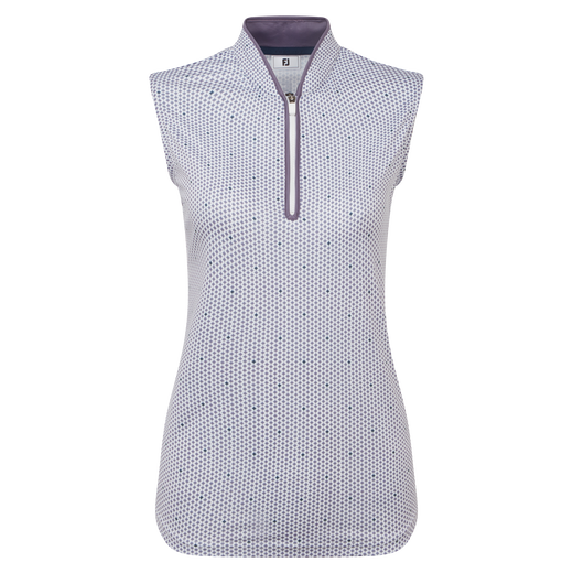 Zip Front Tank Printed